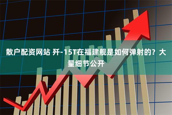 散户配资网站 歼-15T在福建舰是如何弹射的？大量细节公开